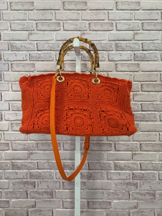 Mimi Mua Handbag, Orange, One Size, New With Tags