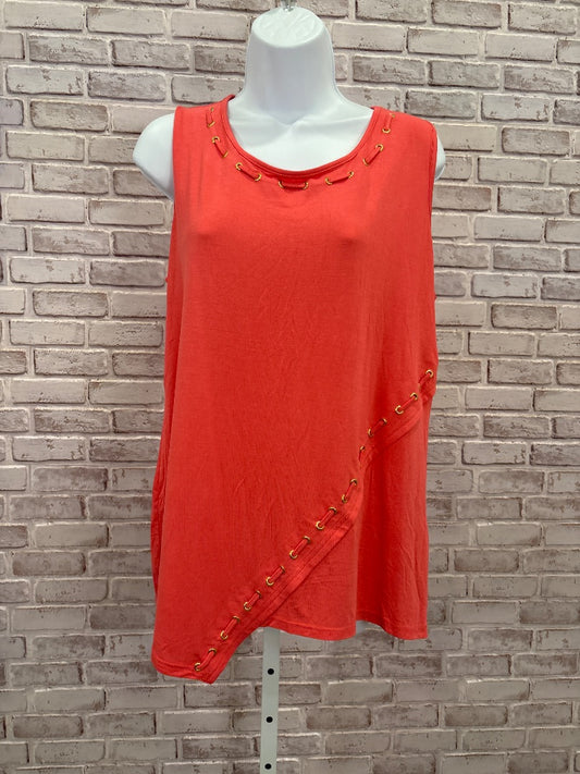 Belldini Shirt, Orange, XL, New With Tags