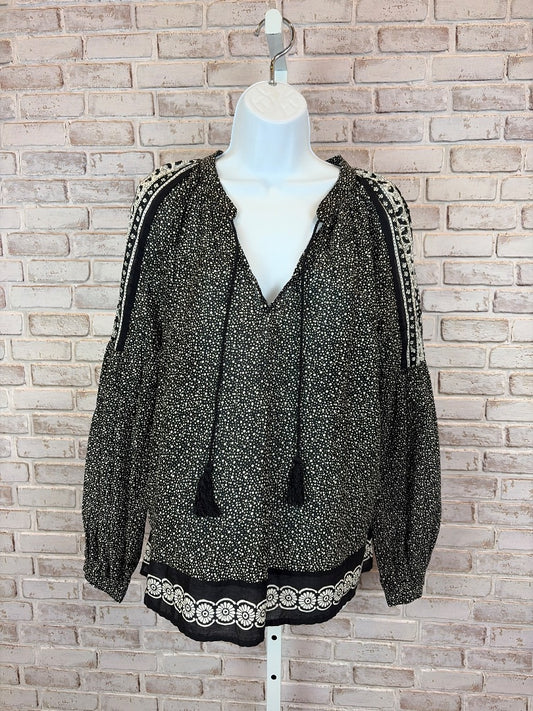 Lucky Brand Shirt, Black/white, Small, Used - Good