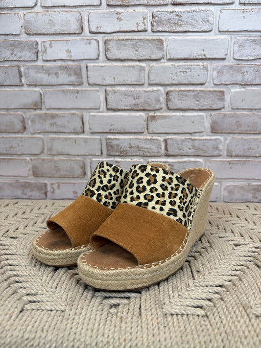 Toms Wedges, Multi, 8, Used - Good