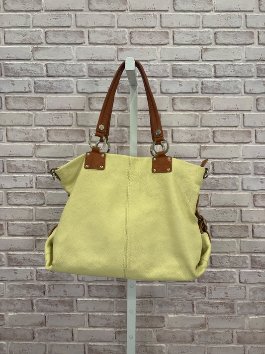 Christina Handbag, Yellow/tan, One Size, Used - Good