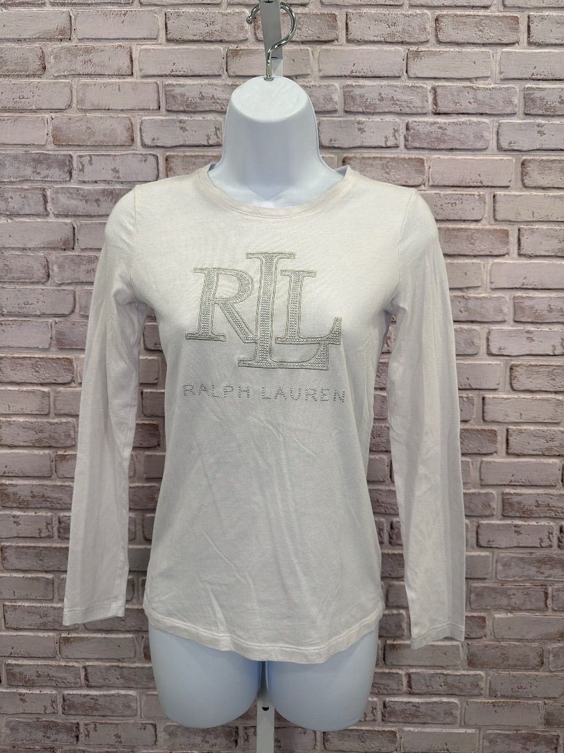 Ralph Lauren Shirt, White, XS, Used - Good