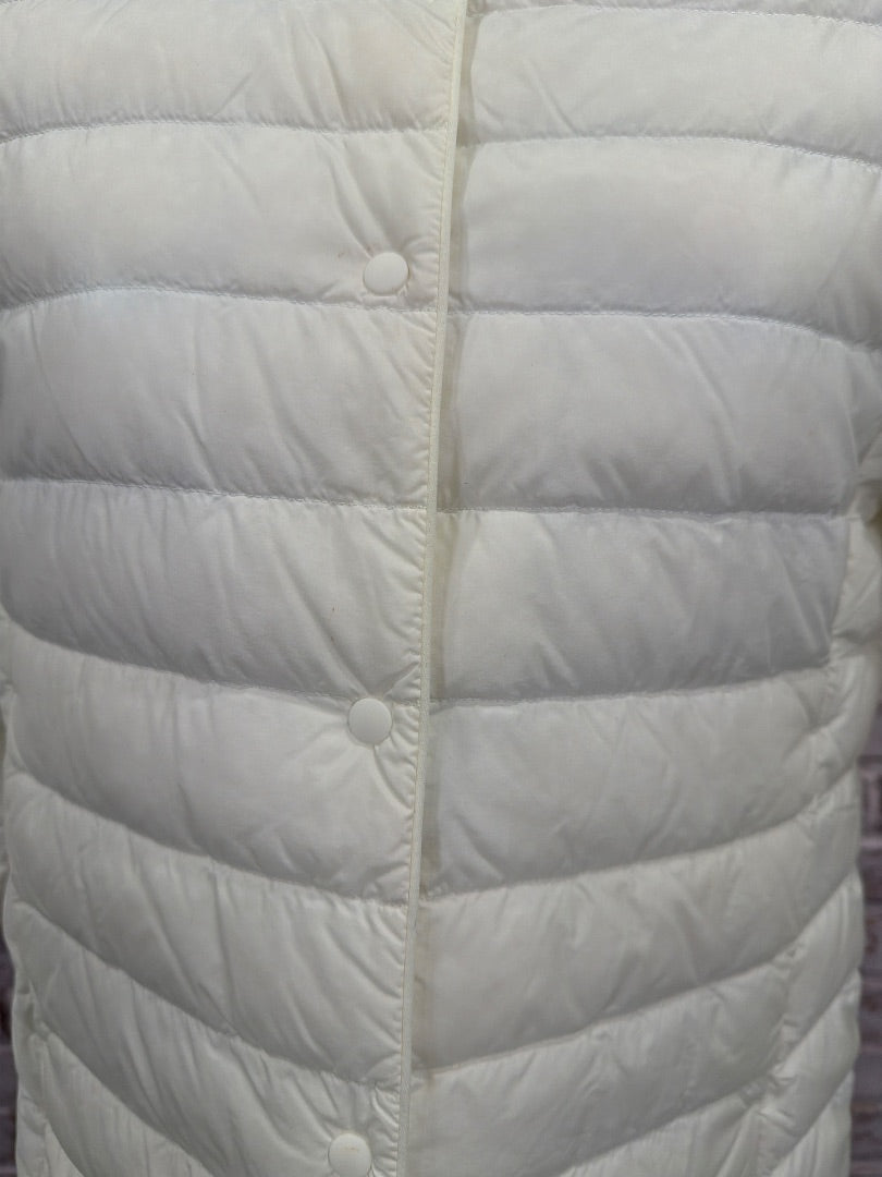 Uniqlo Puffer Jacket, White, Small, Used - Good
