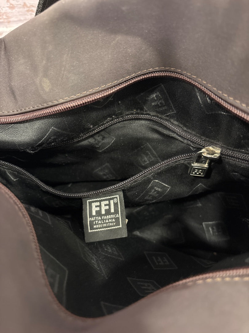 Fatta Fabrica Italiana Handbag, Grey/black, One Size, Used - Good