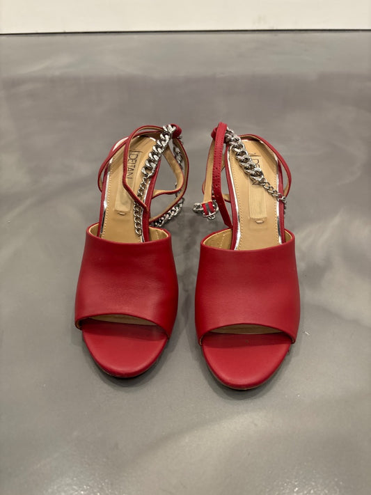 Deltan Heels, Red, 9, Used - Good