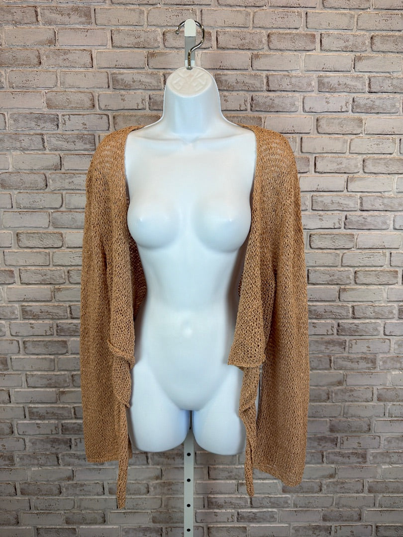 love Tree Cardigan, Beige, Large, Used - Good