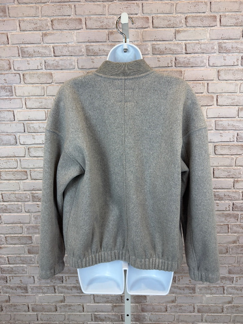 Banana Republic Bomber Jacket, Grey, Used - Excellent