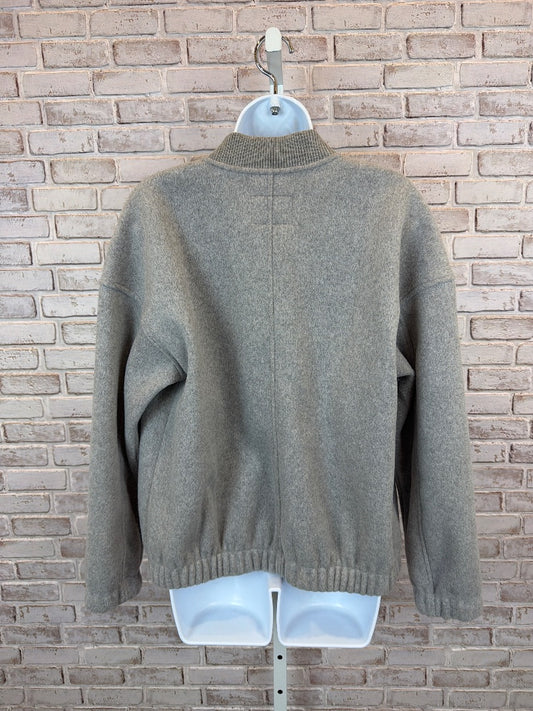 Banana Republic Bomber Jacket, Grey, Used - Excellent