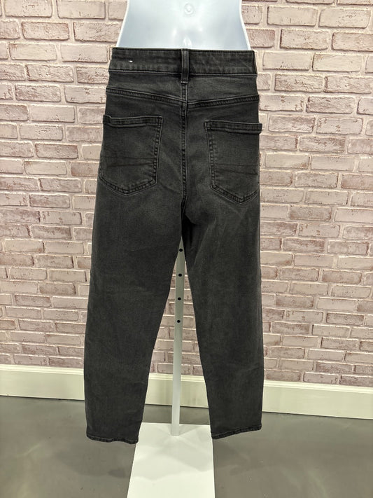 American eagle Mom Jeans, Black denim, 6, Used - Good