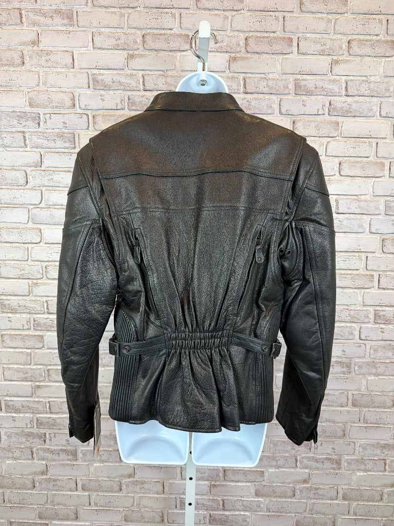 Leather King Jacket, Black, XL, New With Tags