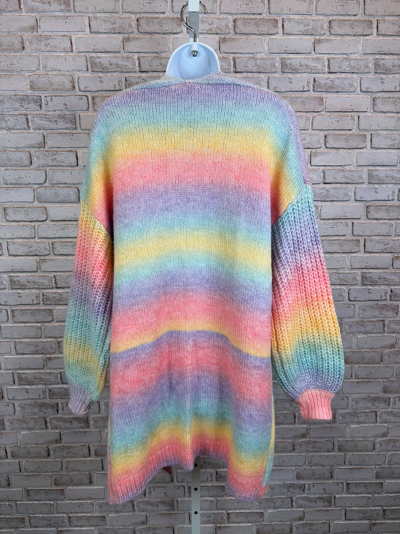 Retrod Sweater Cardigan, Multi, Medium, Used - Good