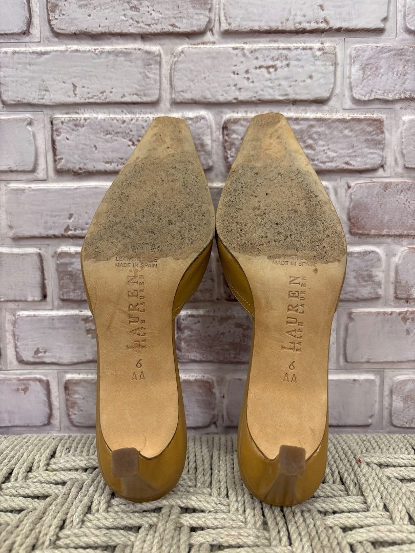 Ralph Lauren Heels, Beige, 6, Used - Fair