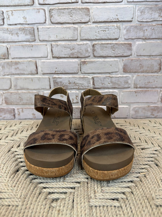 Boutique by Corky’s Sandals, Brown, 7, Used - Good