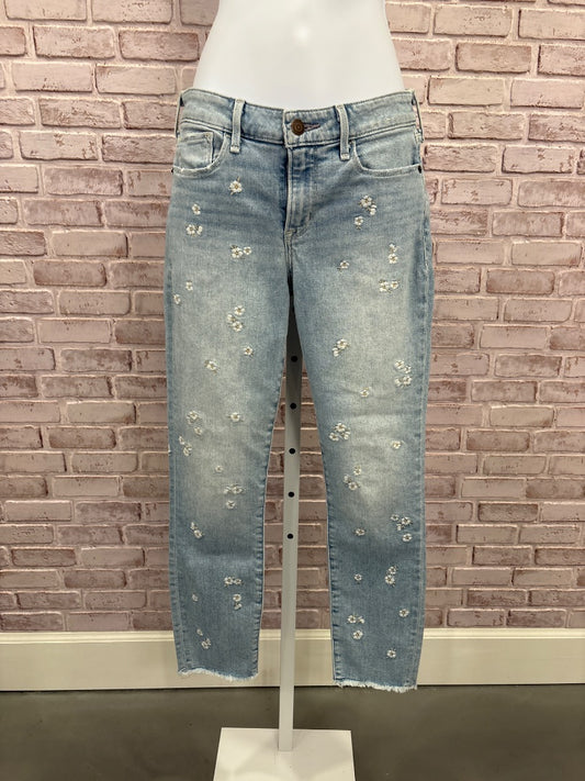 Abercrombie Mid Rise Super Skinny Ankle Jeans, Denim, 26/2, Used - Good