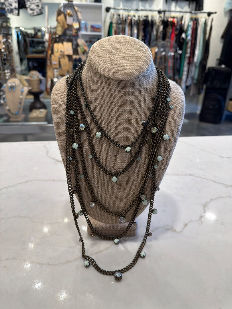 Chicos Necklace, Multi, One Size, Used - Good