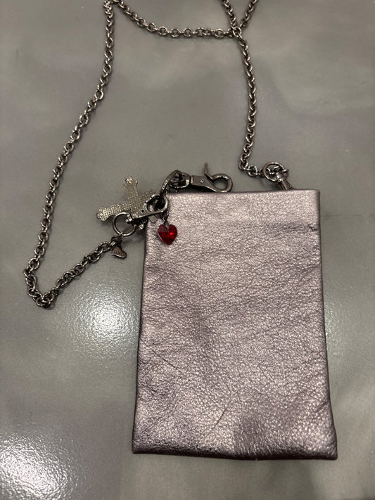 Lisa Crossbody, Silver, One Size, Used - Good
