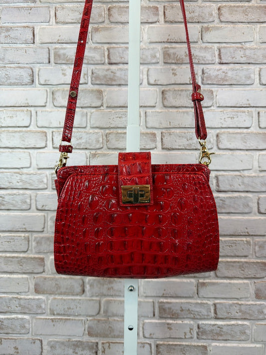 Brahmin Crossbody, Red, One Size, Used - Good