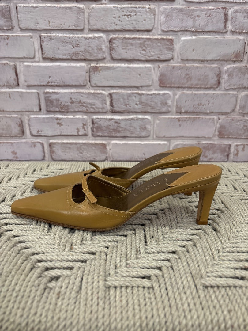 Ralph Lauren Heels, Beige, 6, Used - Fair