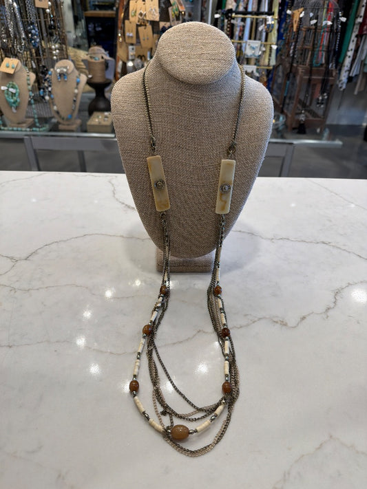 Chicos Necklace, Multi, One Size, Used - Good