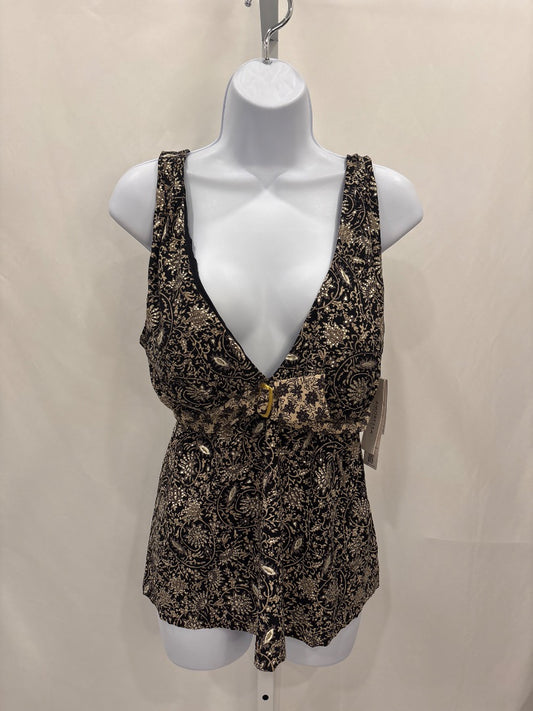 Amoressa Swim top, Black/gold, Large