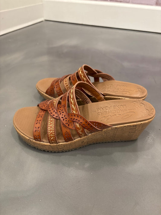 Skechers Sandals, Brown, 8, Used - Good