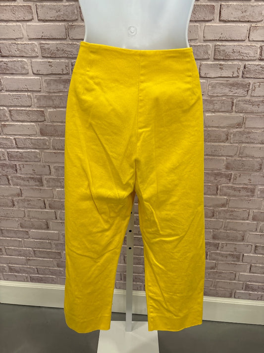 Boston Proper Capris, yellow, Medium/8, Used - Good