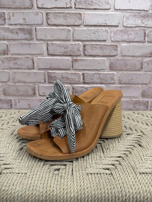 Dolce Vita Heels, tan multi, 8, Used - Good