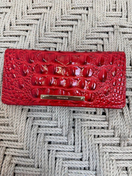 Brahmin Accessory - Wallet – Brahmin Wallet, Red, One Size, Used - Excellent