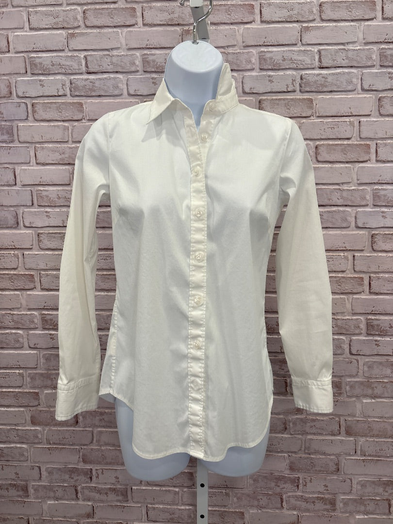 Ann Taylor Tops, White, 0, Used - Good