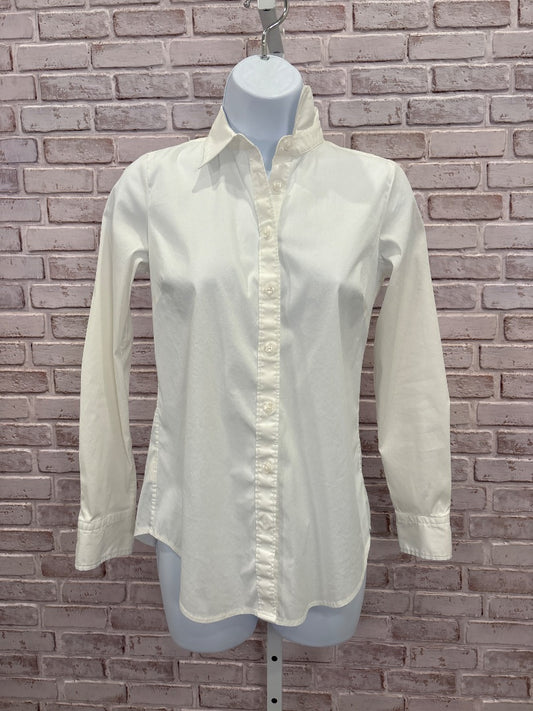 Ann Taylor Tops, White, 0, Used - Good