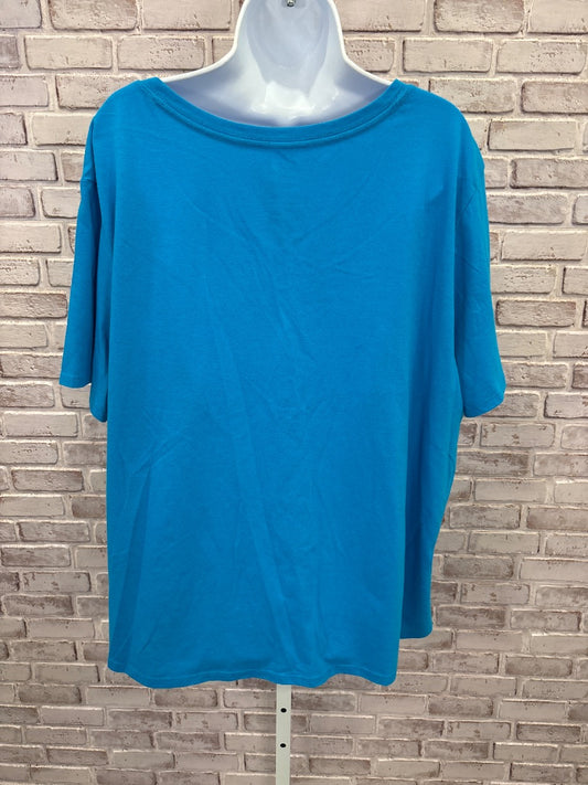 Faded Glory Tee shirt, Blue, 4XL, Used - Good