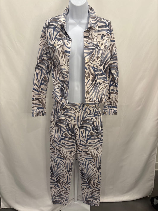 GG collection Matching Clothing Set, White/blue/grey, Small