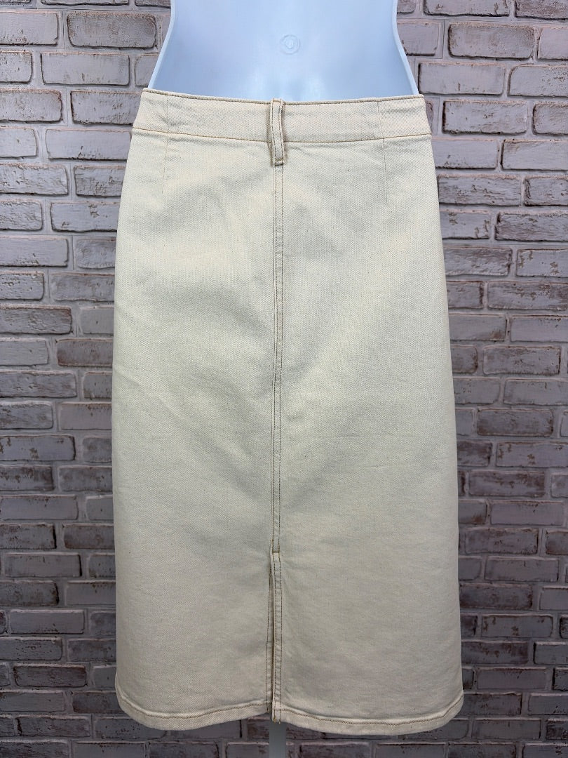 J.jill Skirt, Cream, 6, Used - Good