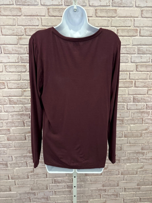 Calvin Klein Shirt, Maroon, Large, Used - Good
