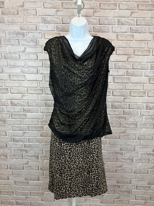 Worthington Matching Clothing Set, Leopard/black, Large, Used - Excellent