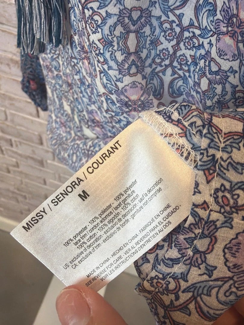 Vintage America Top - Shirt – Vintage America Shirt, Multi, Medium, Used - Excellent