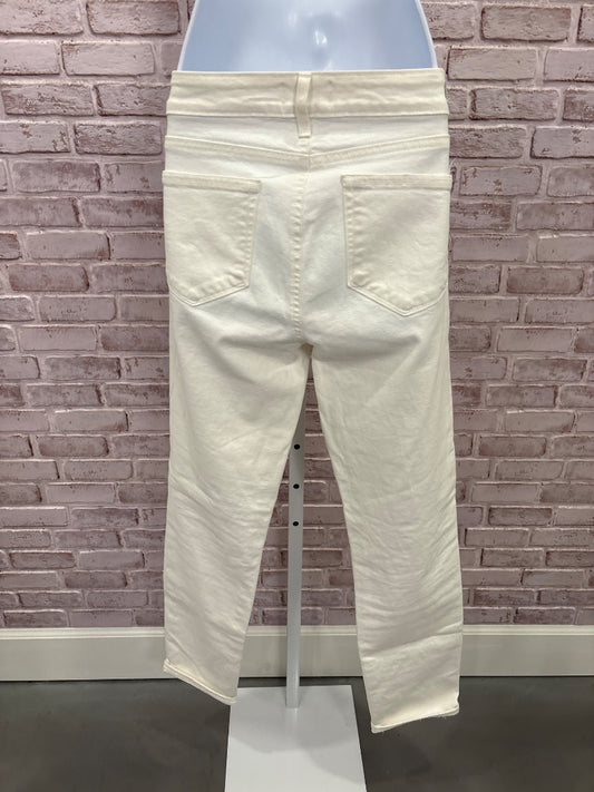 Paige Skyline Ankle Peg Jeans, White, 31, Used - Good