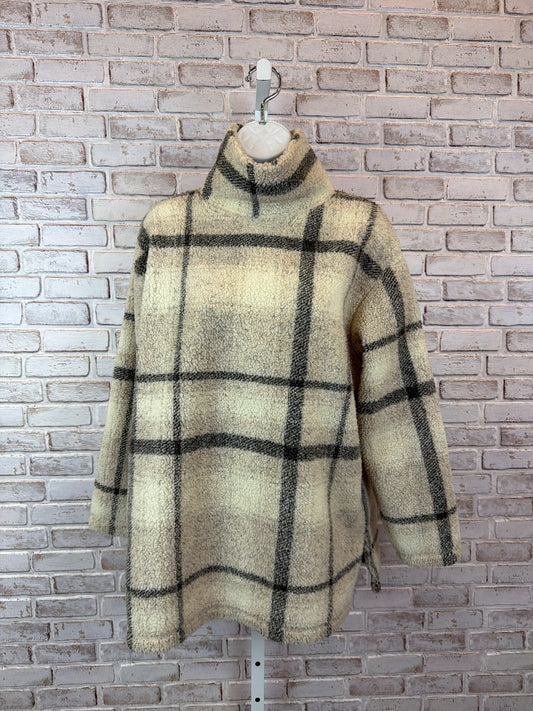 Valerie stevens Sweater, Plaid, Small, Used - Excellent