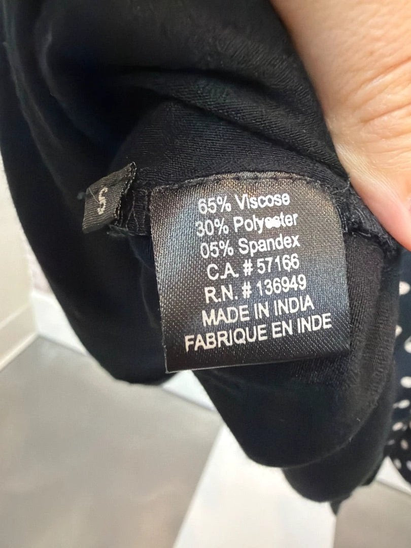 Tango Mango Dress – Tango Mango Polka Dot Dress, Black/white, Small, New With Tags