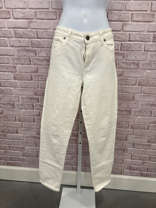Paige Skyline Ankle Peg Jeans, White, 31, Used - Good