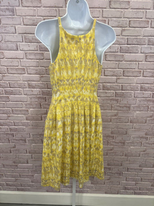 Calvin Klein Dress, Yellow multi, 6, Used - Good