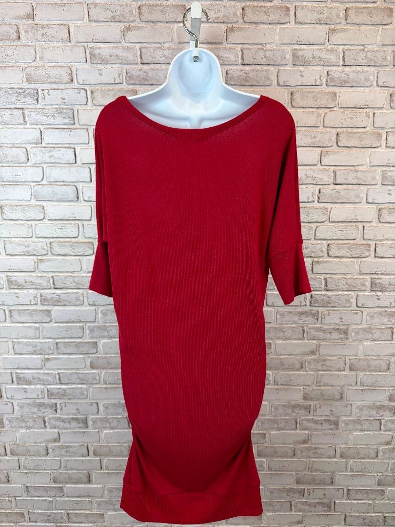 Zenana Outfitters Dress – Zenana Outfitters Sweater Dress, Red, Small, Used - Excellent