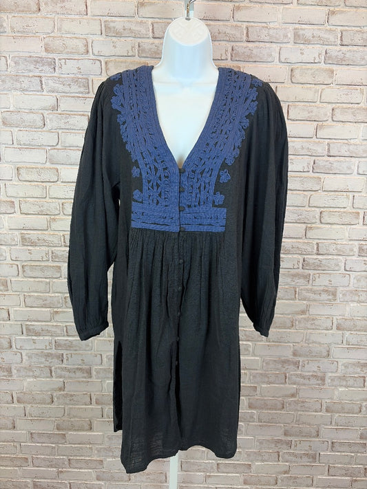 Free People Dress, Black/blue, XS, New With Tags