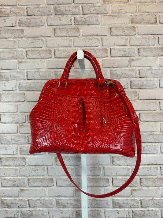 Brahmin Bag - Handbag – Brahmin Bristol Satchel Handbag, Red, One Size, Used - Excellent