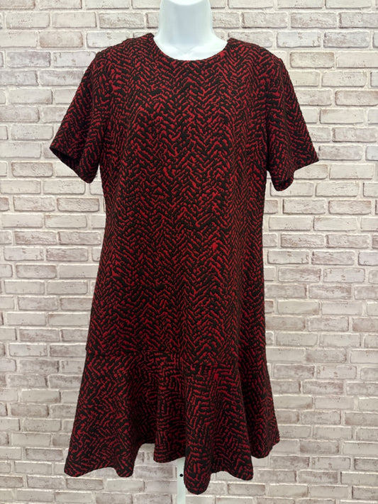 Calvin Klein Dress, Black/red, 10, Used - Good