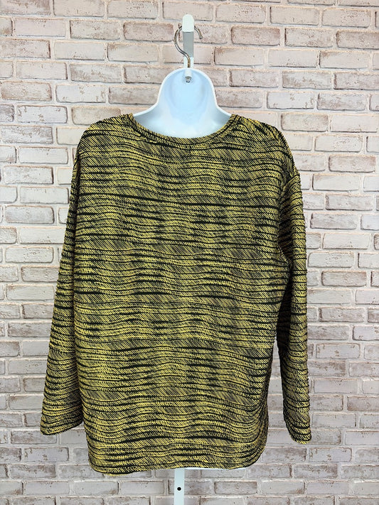 Christopher Calvin Shirt, Yellow/black, Large, Used - Good