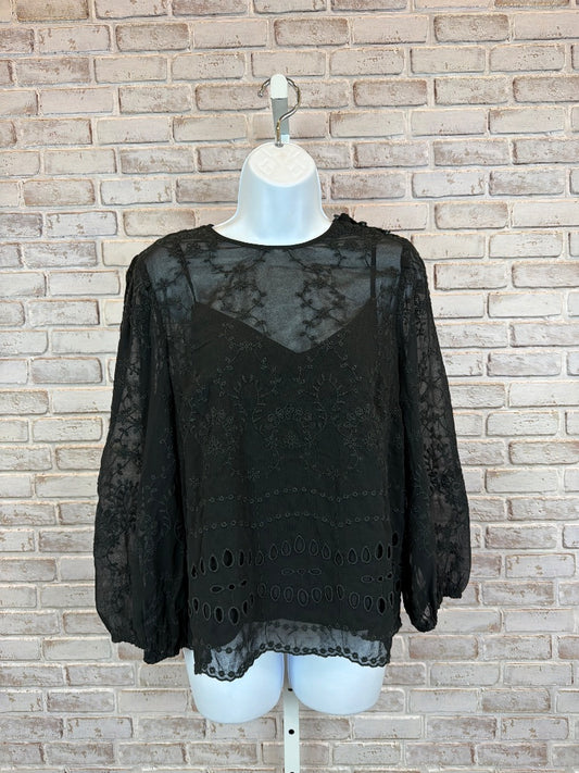 J.crew Shirt, Black, Small, New With Tags