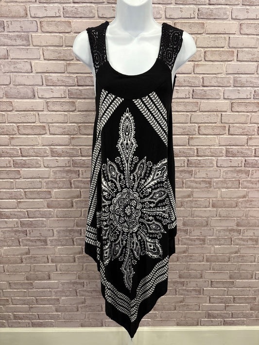 India Boutique Dress, Black/white, One Size, Used - Good