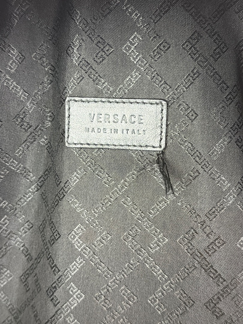Versace La Medusa Palazzo Backpack, Black, One Size, Used - Good
