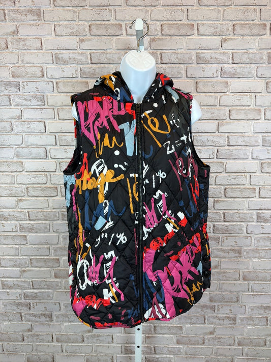 Charlie B Vest, Black multi, Large, Used - Excellent